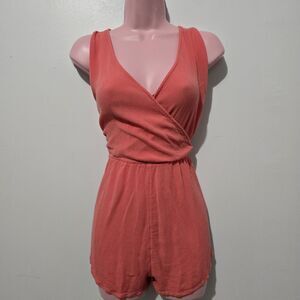 Oneill - Sim Coverup - Cantina Romper Crossed  Neck - Size M - Pink